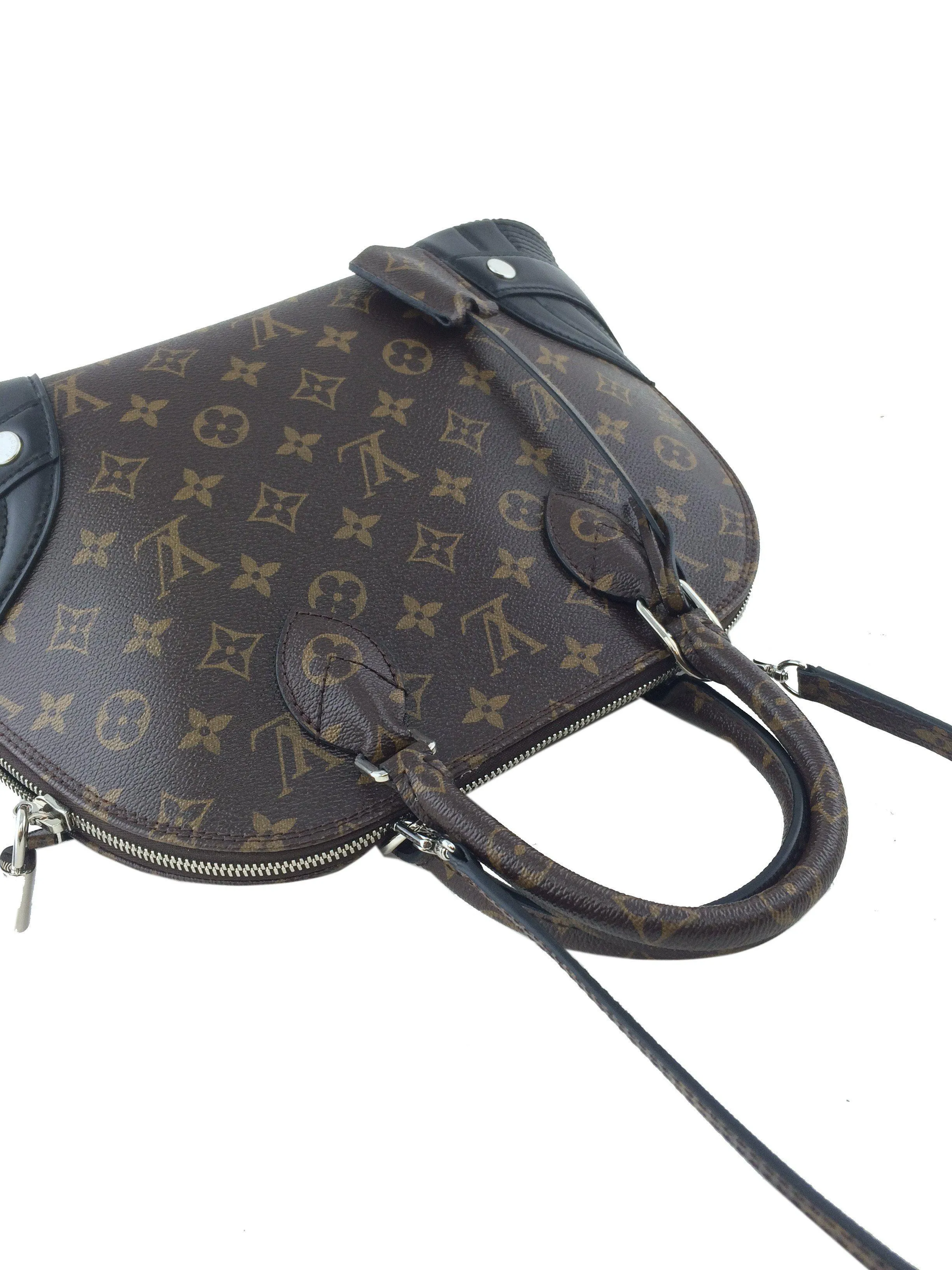 Louis Vuitton Limited Edition Shiny Monogram Canvas Alma PM Bag