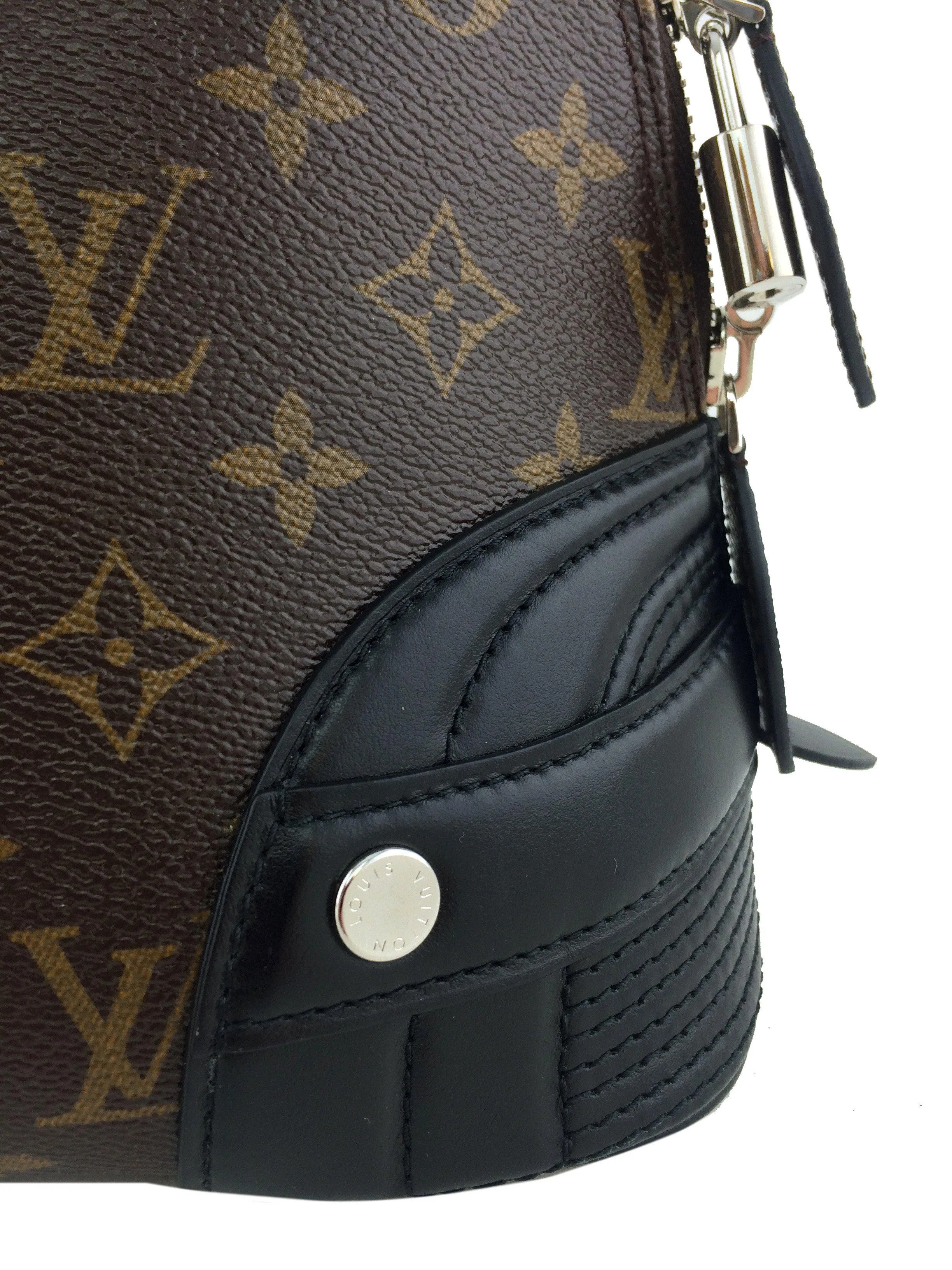 Louis Vuitton Limited Edition Shiny Monogram Canvas Alma PM Bag