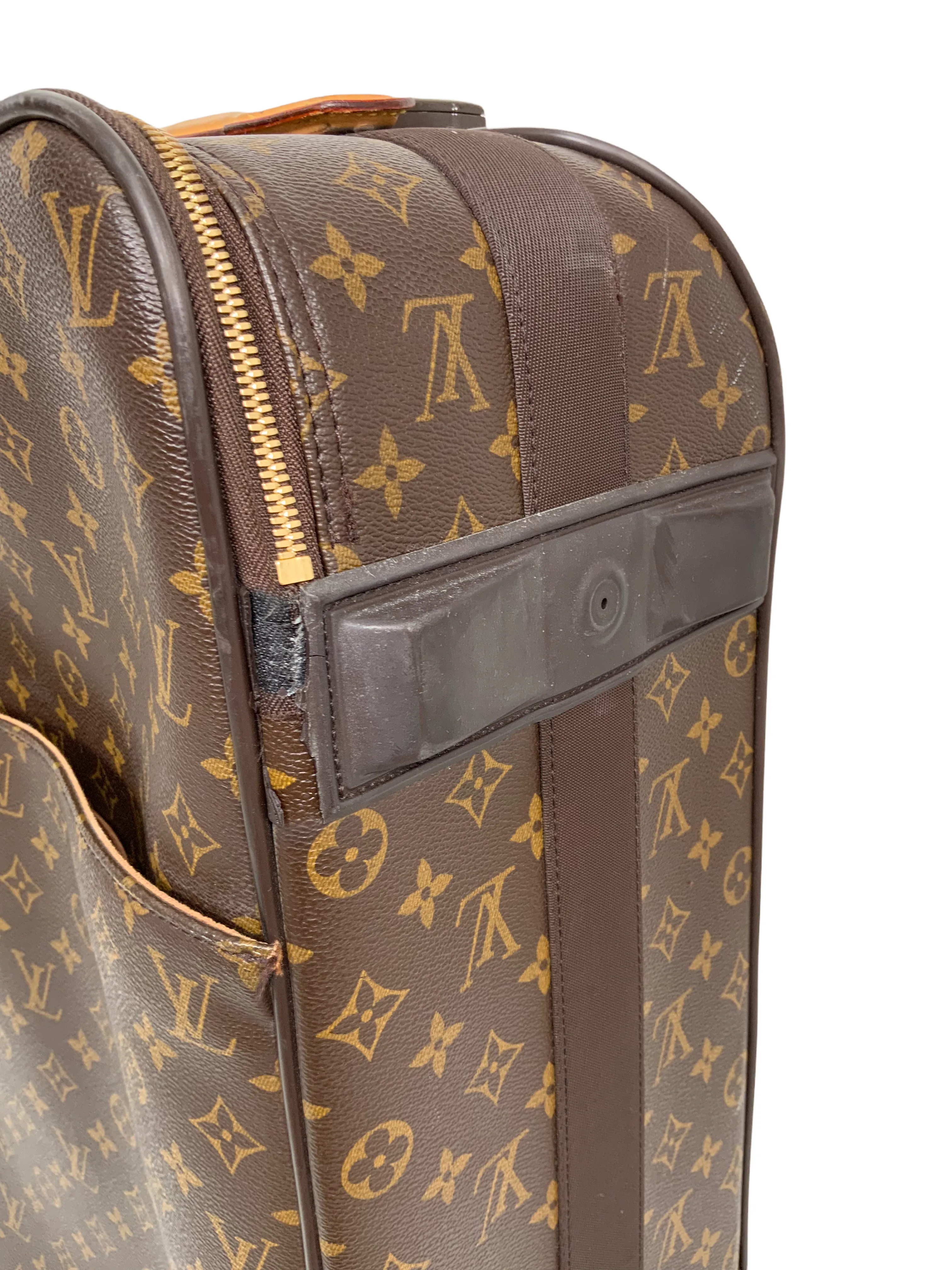 Louis Vuitton Pegase 50 Monogram Canvas Rolling Suitcase Travel Bag