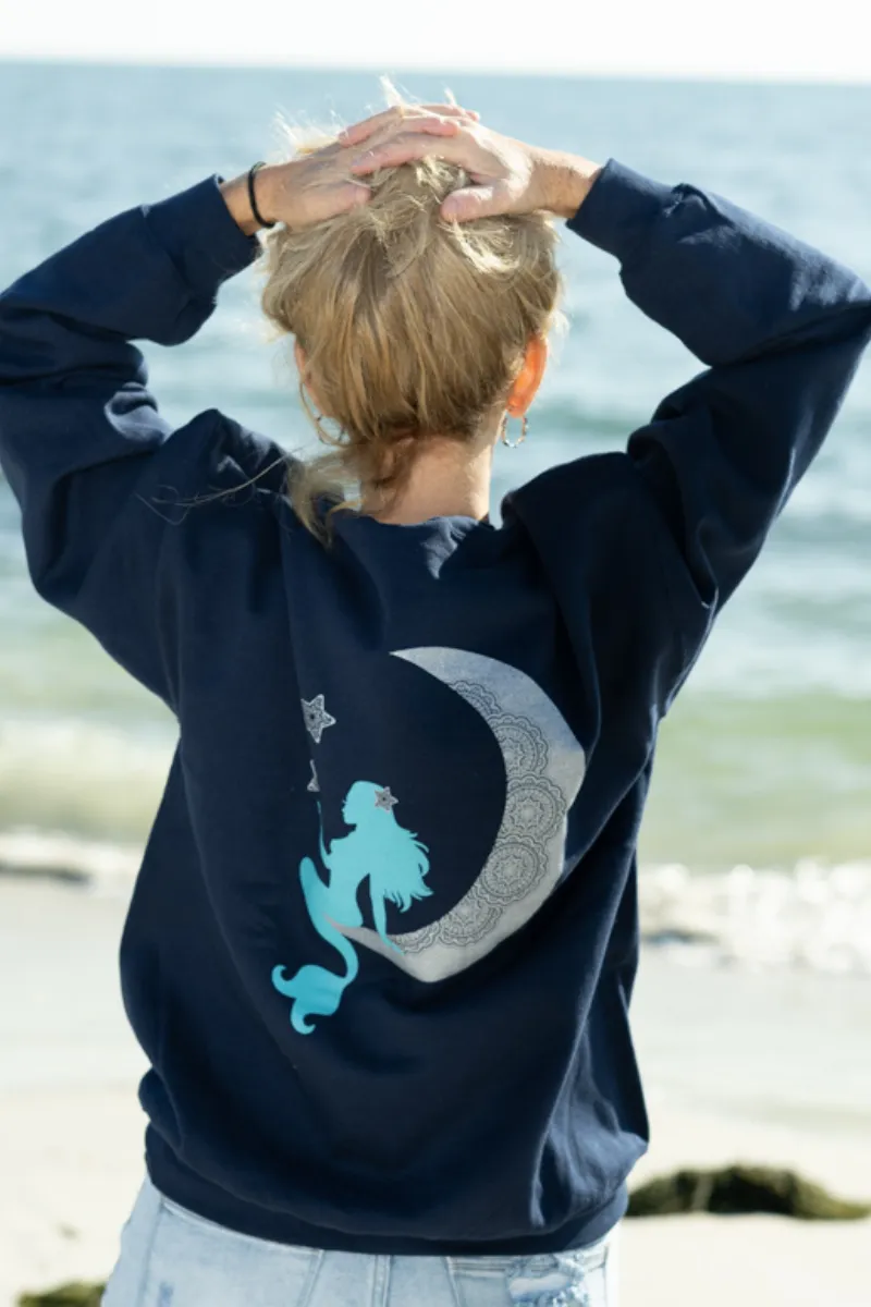 Mermaid Mandala Moon Long Sleeve