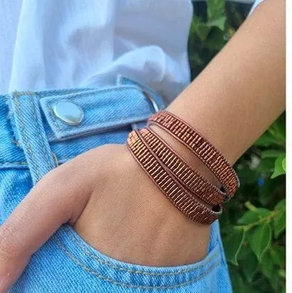 Milano chocolate wrap bracelet