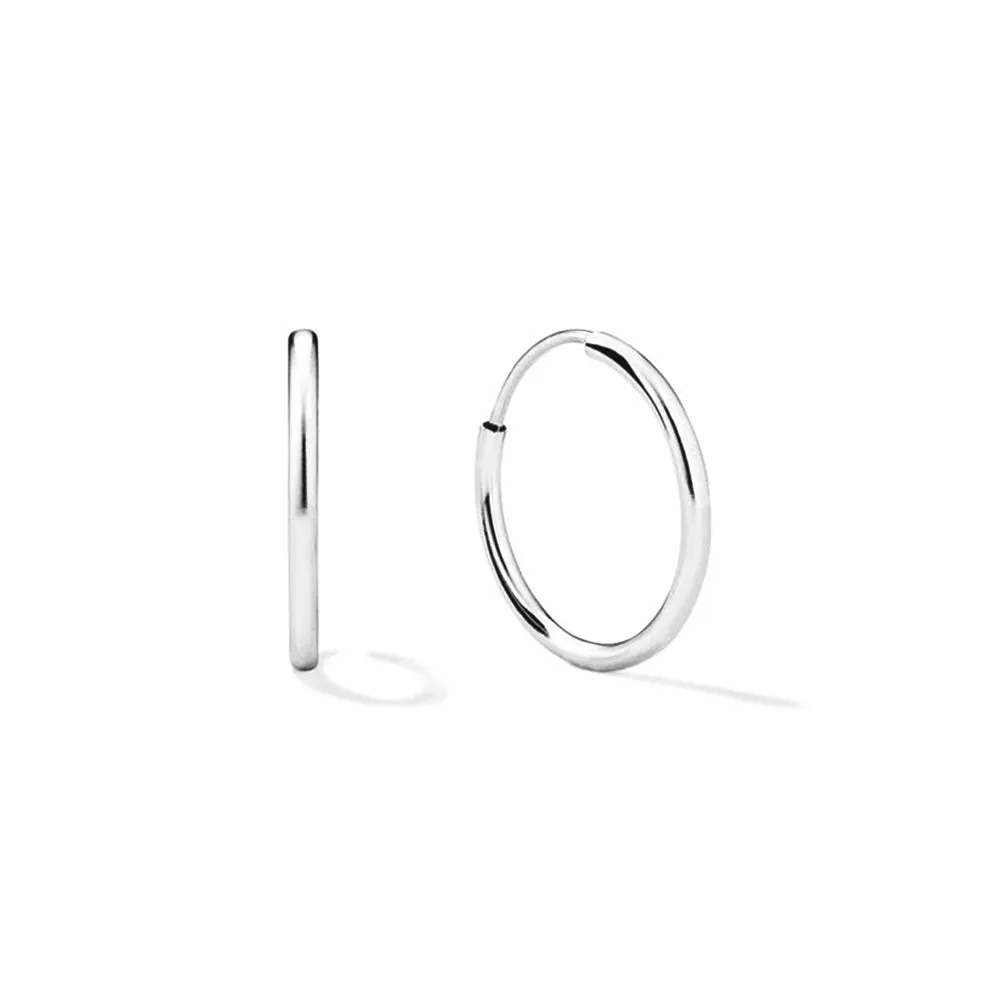 Minimalist Simple Round Tube Small Hoop Earrings