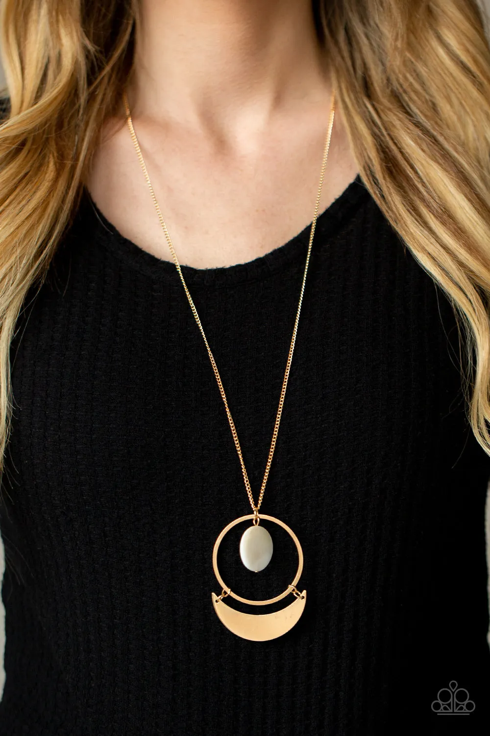 Moonlight Sailing - Gold Necklace