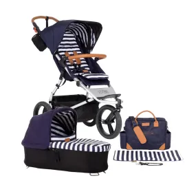 Mountain Buggy Urban Jungle with Carrycot - Nautical