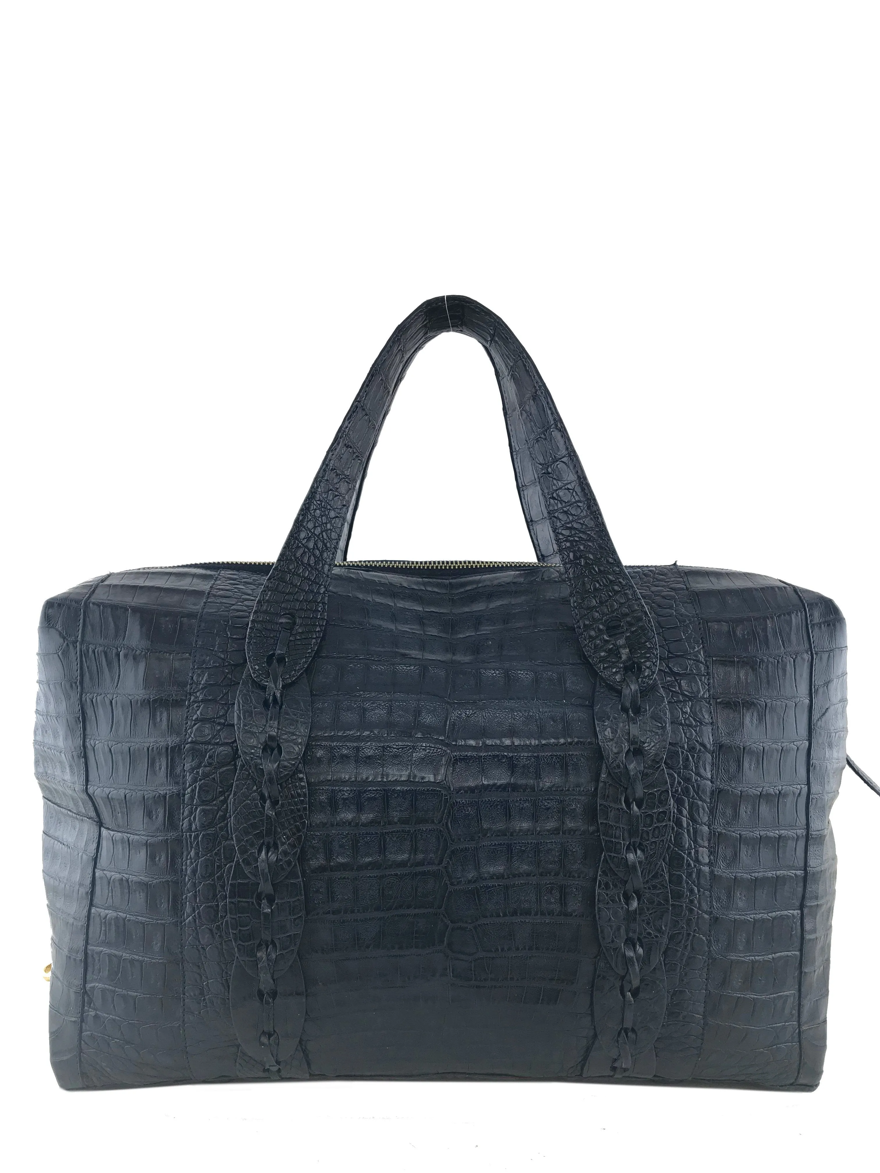 Nancy Gonzalez Large Crocodile Travel Bag