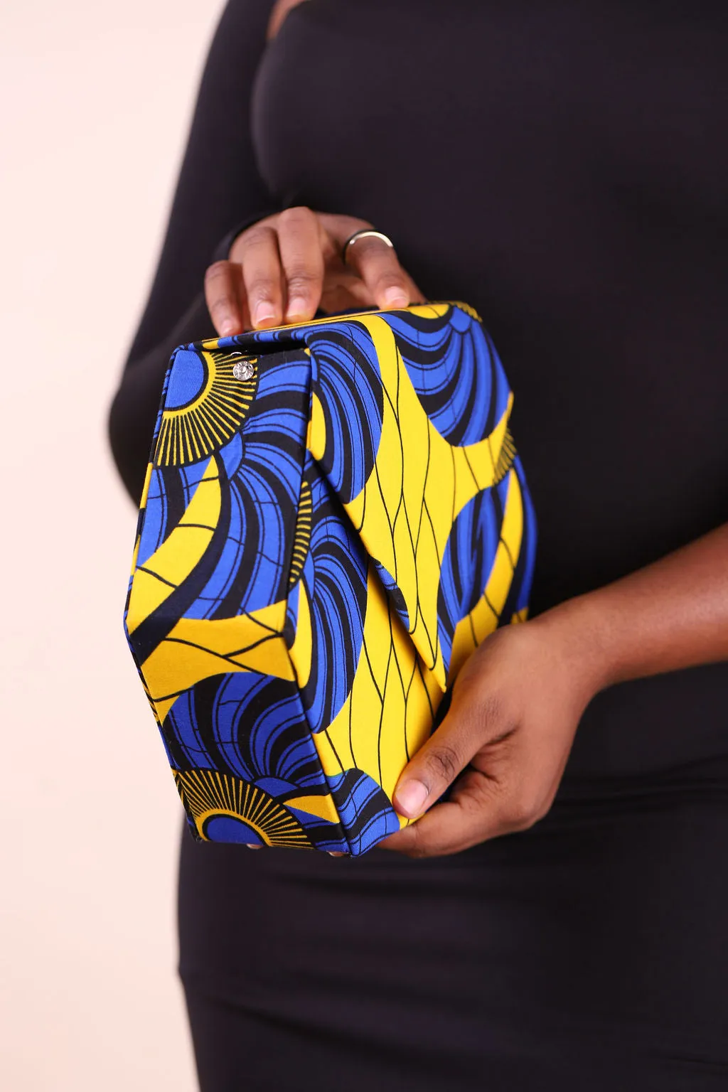 NELLY African Print Midsize Bag