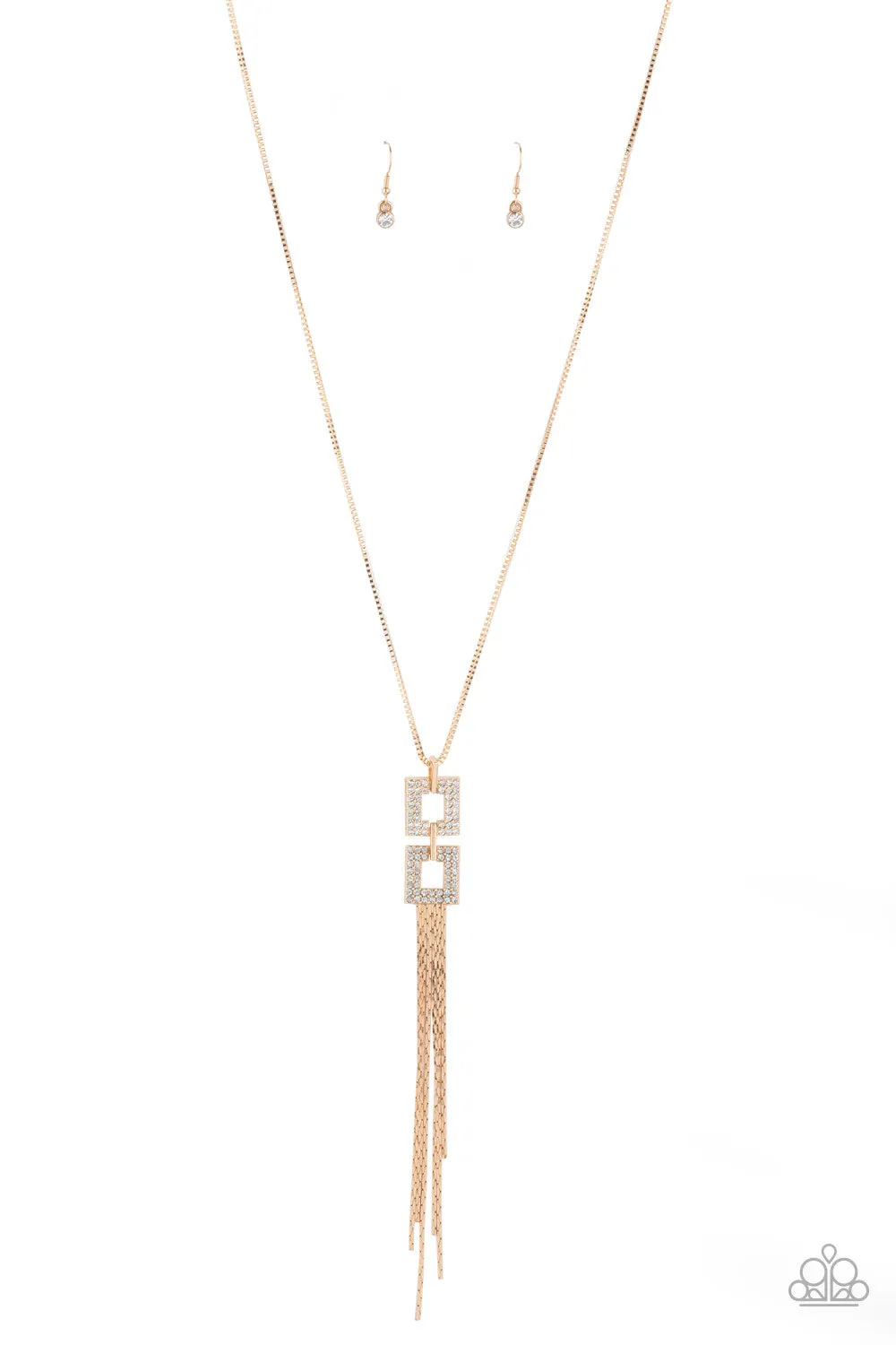 Paparazzi Accessories - Times Square Stunner - Gold Necklace