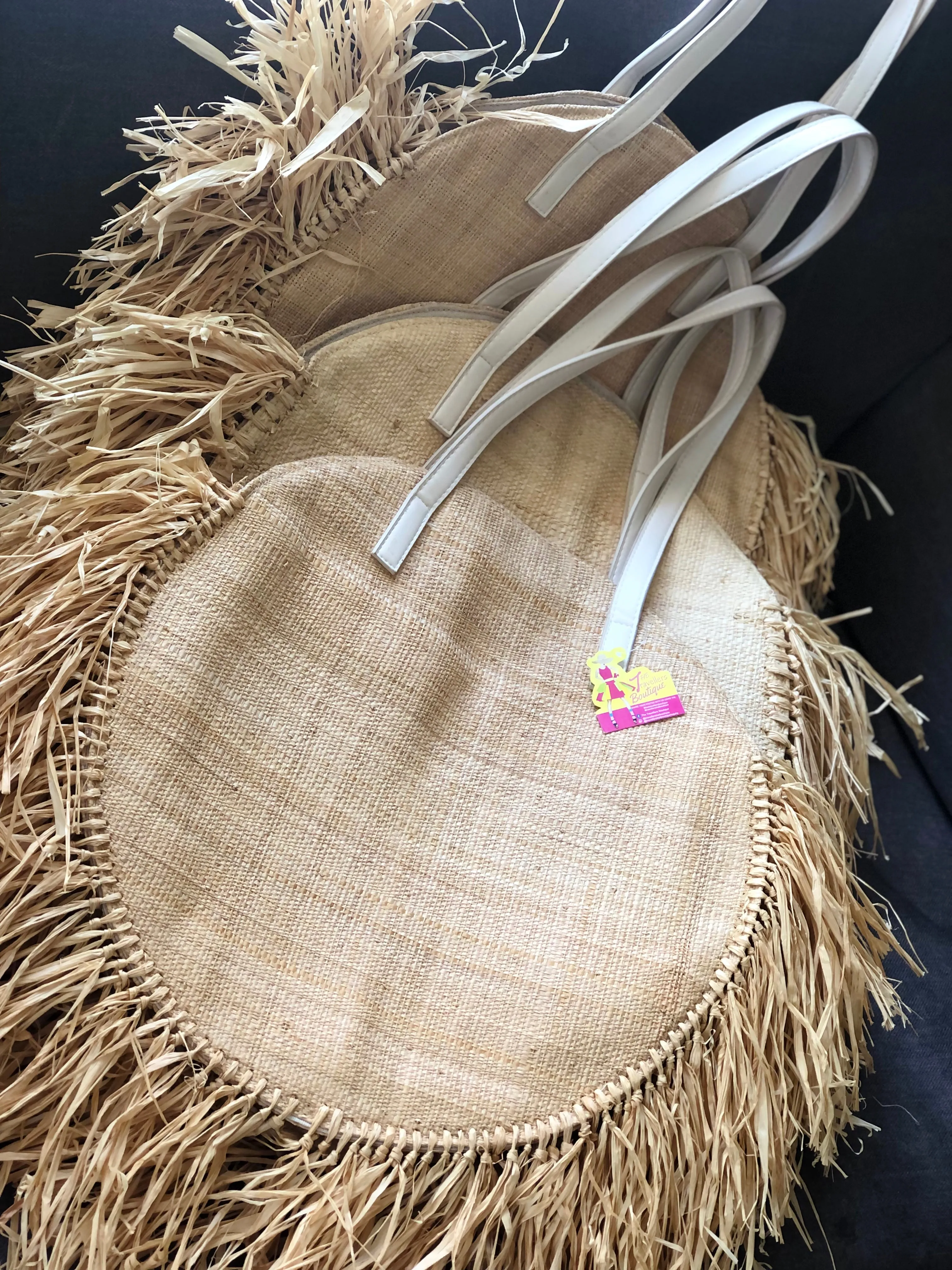 Raffia Round Bag