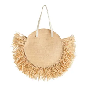 Raffia Round Bag