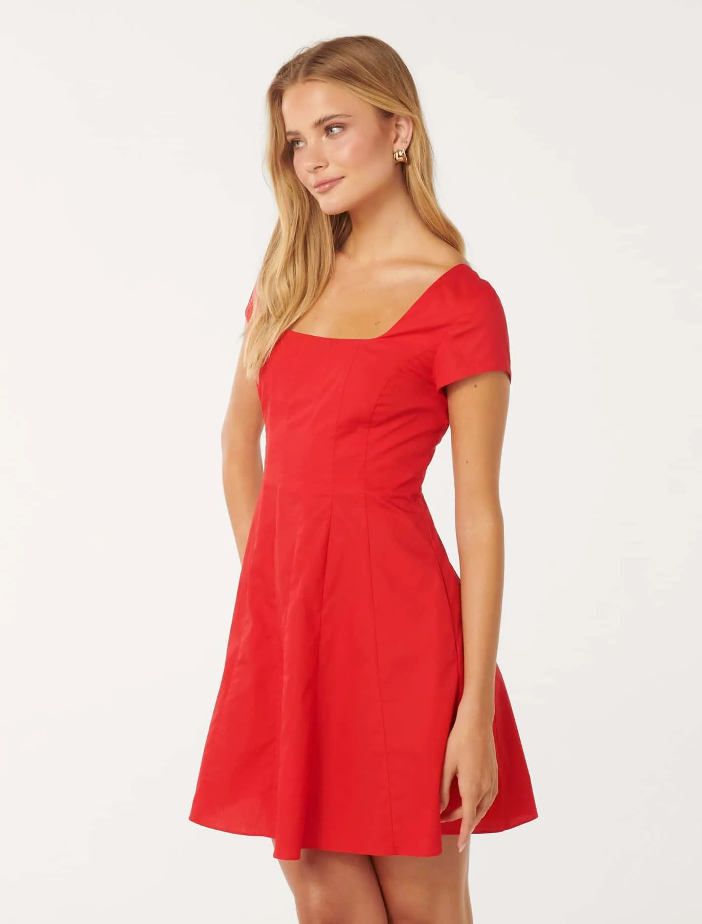 Regina Cap Sleeve Mini Dress