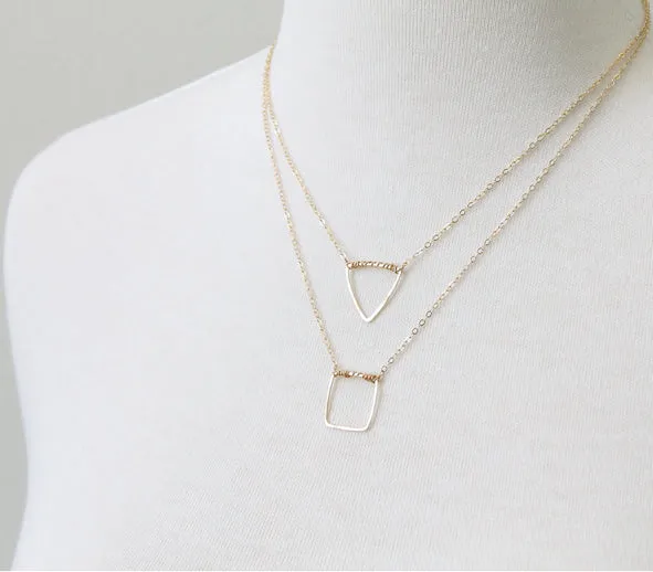 Small Geo Shape Necklace