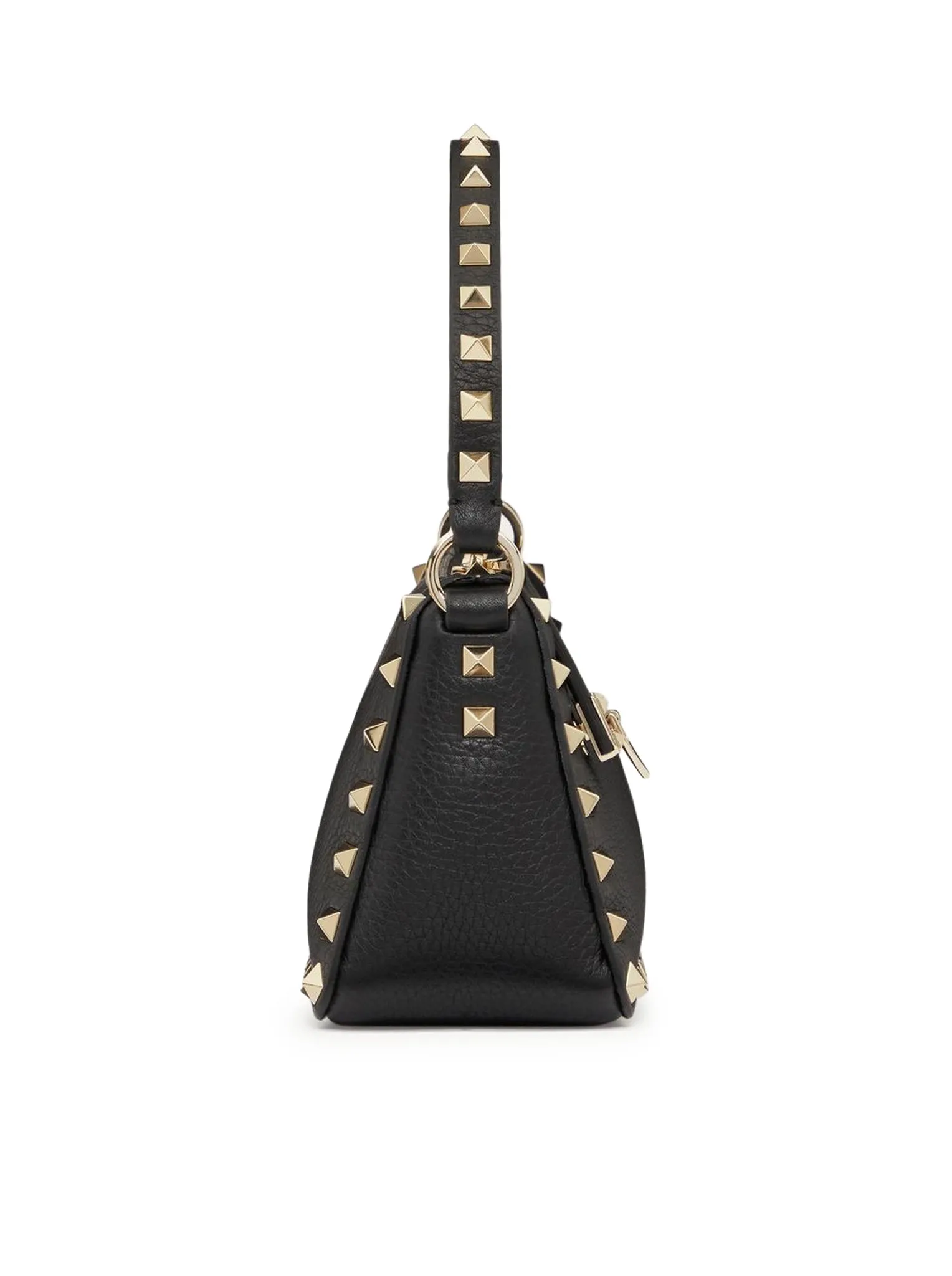 SMALL ROCKSTUD SHOULDER BAG IN GRENADE CALFSKIN