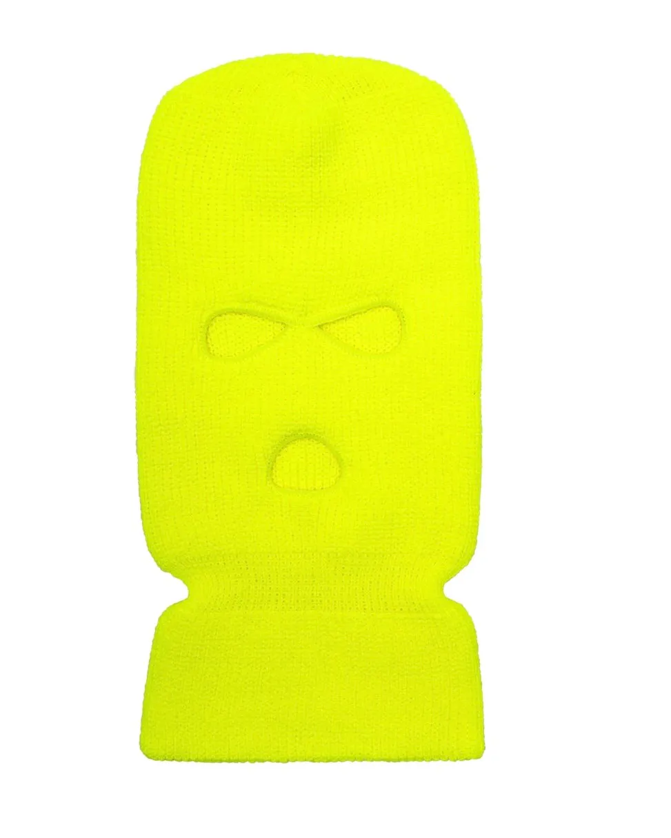 Solid 3-Hole Ski Mask