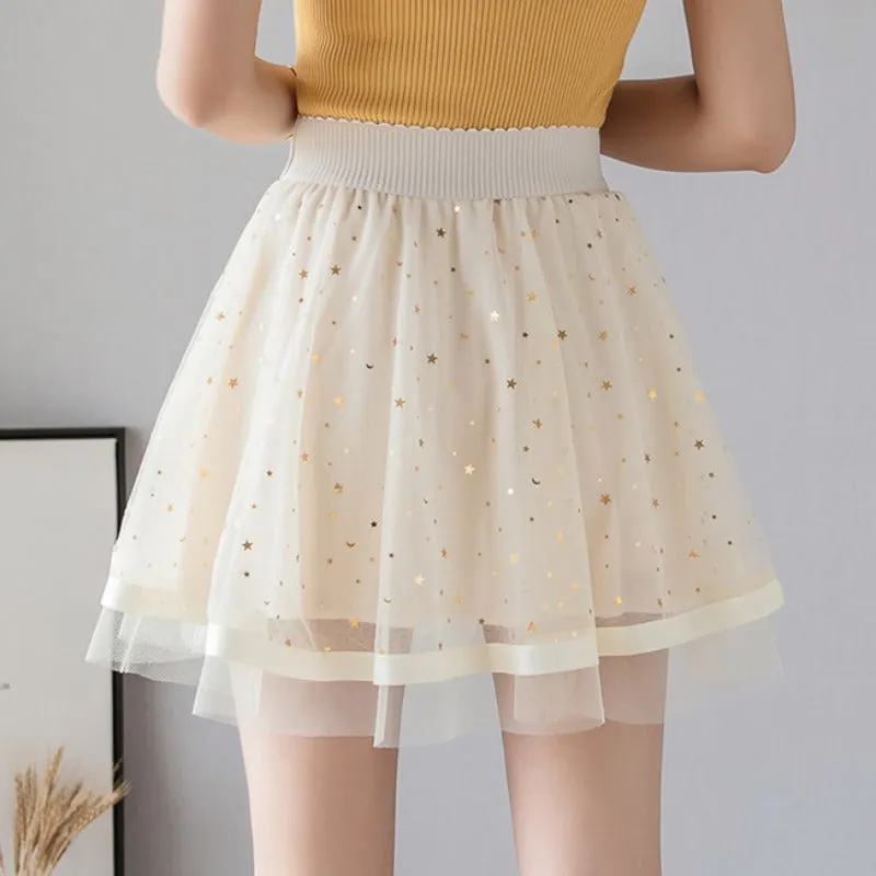 Starry Gauze Tutu Skirt AD210050