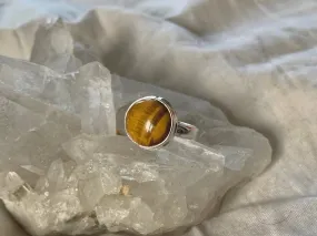 Tiger’s Eye Ari Ring - Small Round