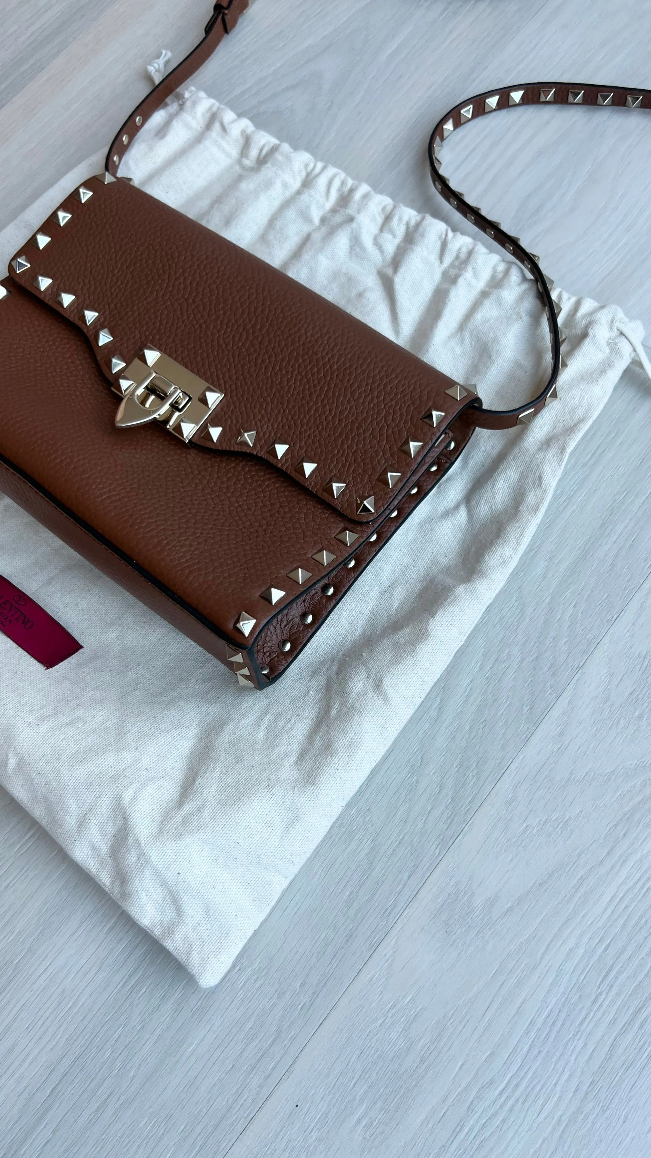 Valentino Garvani Small Rockstud Crossbody Bag