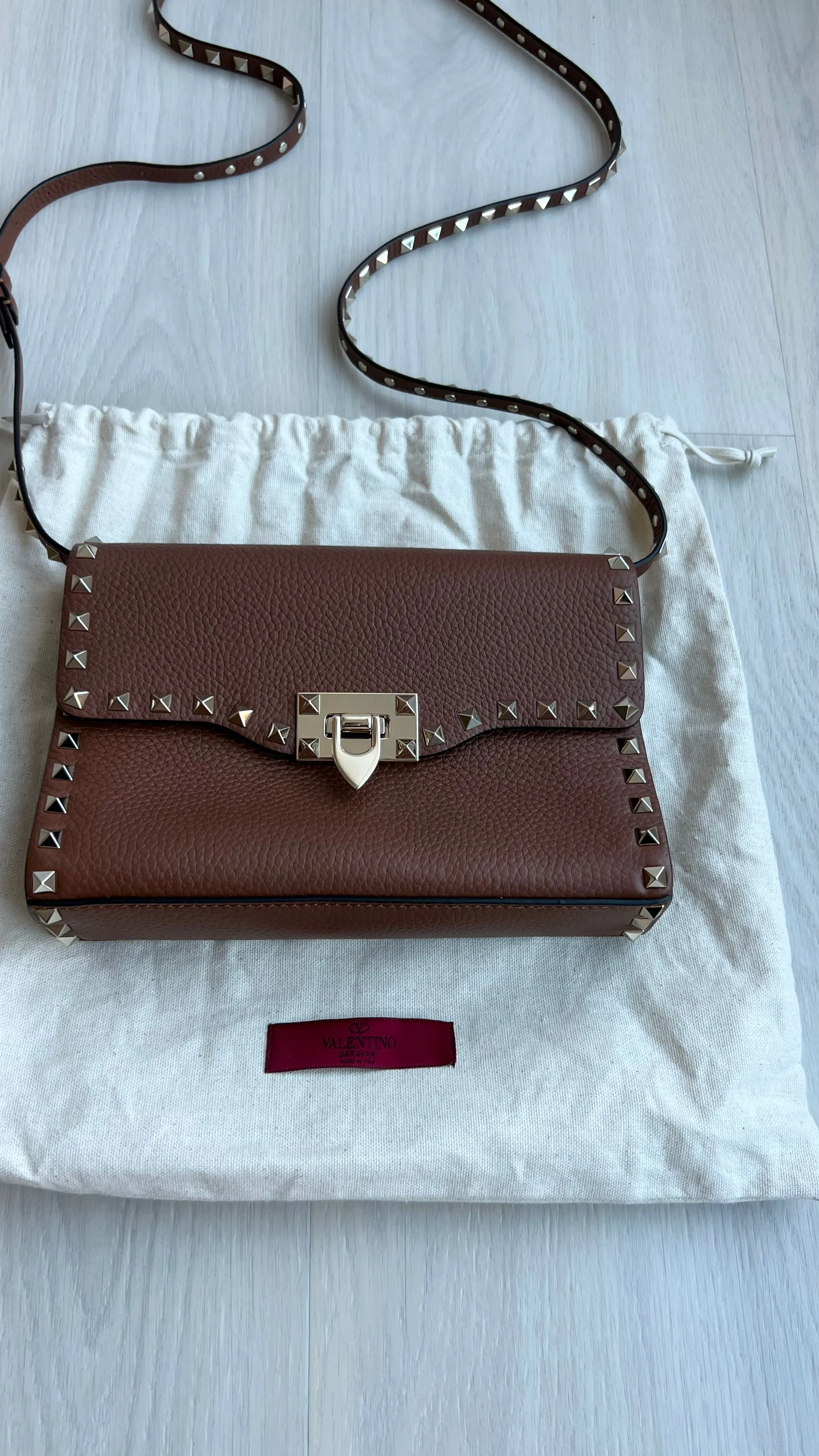 Valentino Garvani Small Rockstud Crossbody Bag