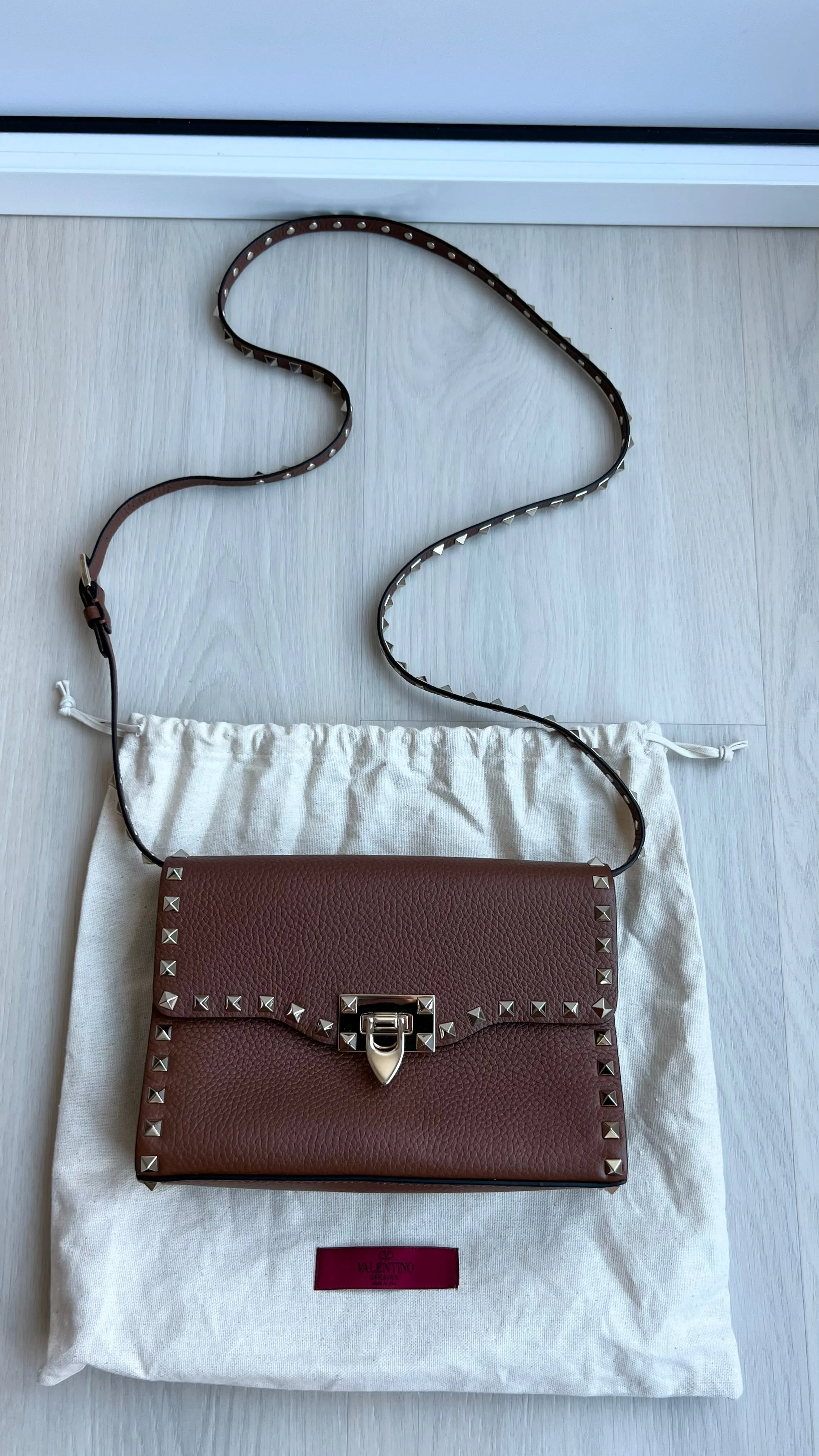 Valentino Garvani Small Rockstud Crossbody Bag