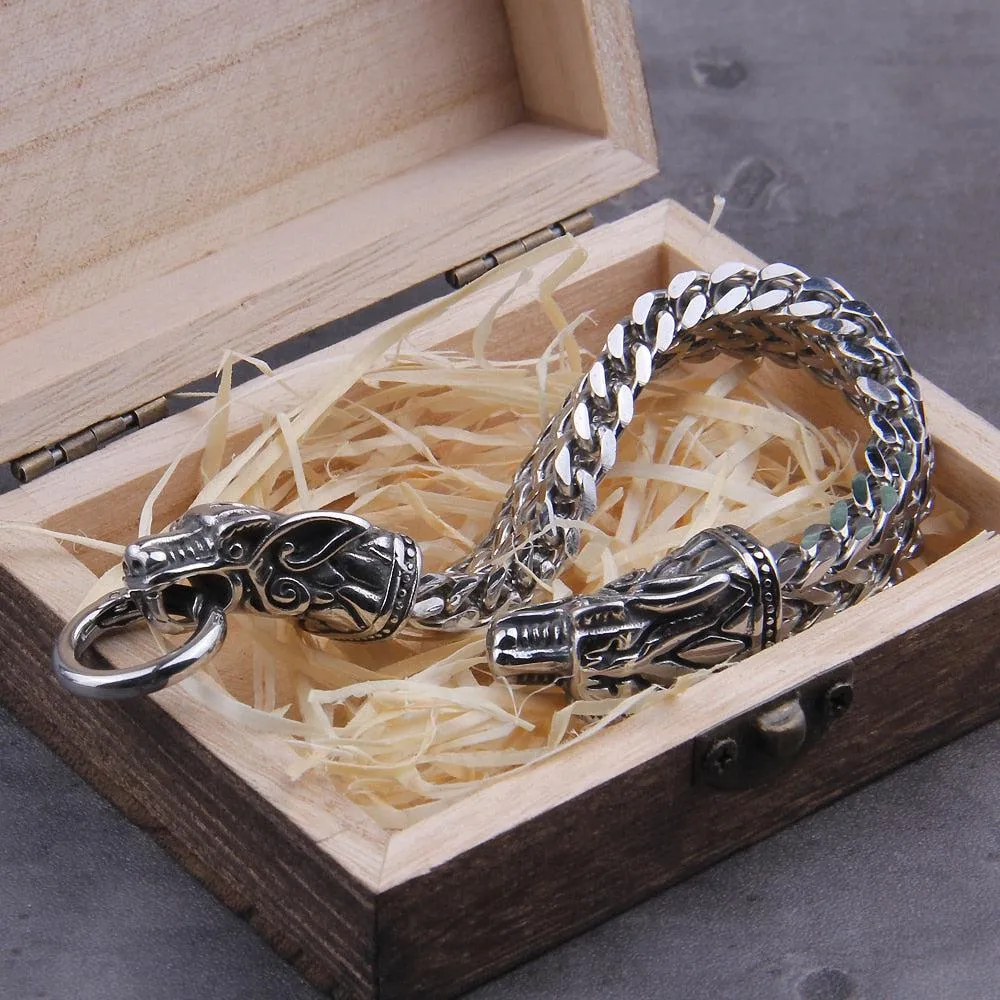 Viking Dragon Nidhogg Bracelet