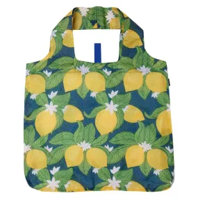 Vintage Lemons blu Bag Reusable Shopping Bag-Machine washable