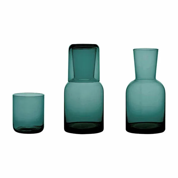 Water Carafe Set -  Green