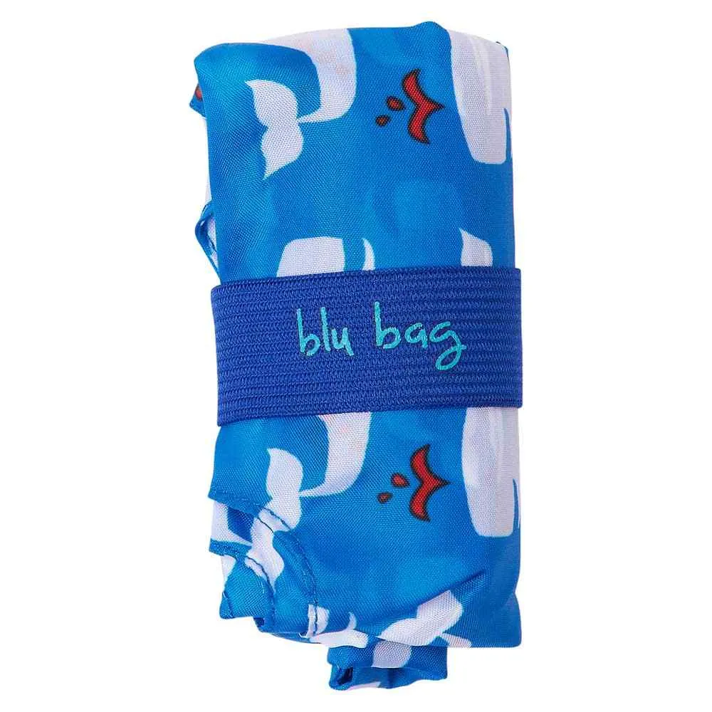 Whales Blue blu Bag Reusable Shopping Bag-Machine washable