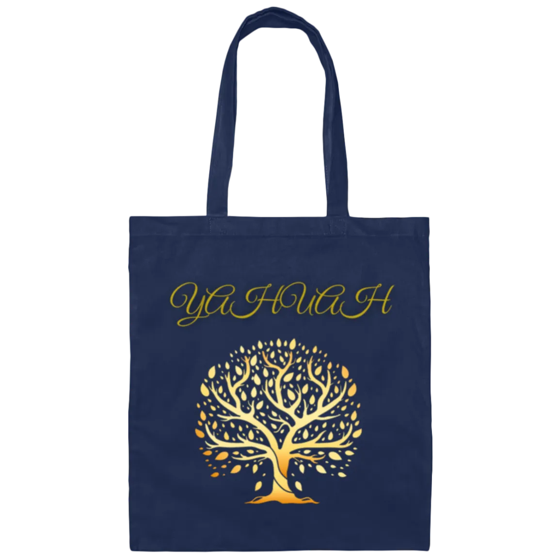 Yahuah-Tree of Life 01 Designer Canvas Tote Bag (6 colors)