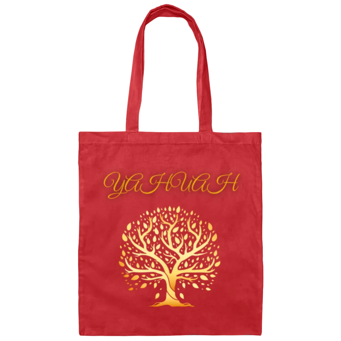 Yahuah-Tree of Life 01 Designer Canvas Tote Bag (6 colors)