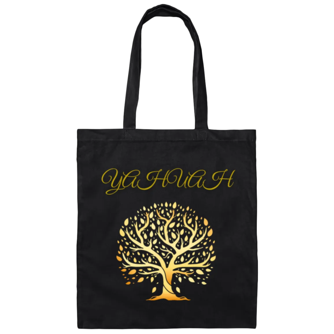 Yahuah-Tree of Life 01 Designer Canvas Tote Bag (6 colors)